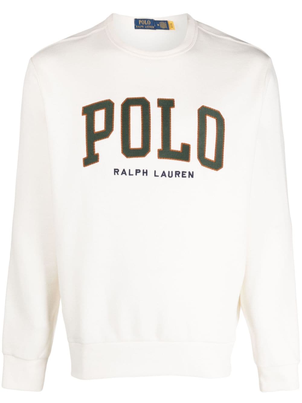 Polo Ralph Lauren logo-print crew-neck sweatshirt - White von Polo Ralph Lauren