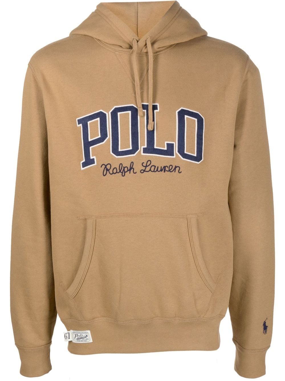 Polo Ralph Lauren logo-print hoodie - Neutrals von Polo Ralph Lauren
