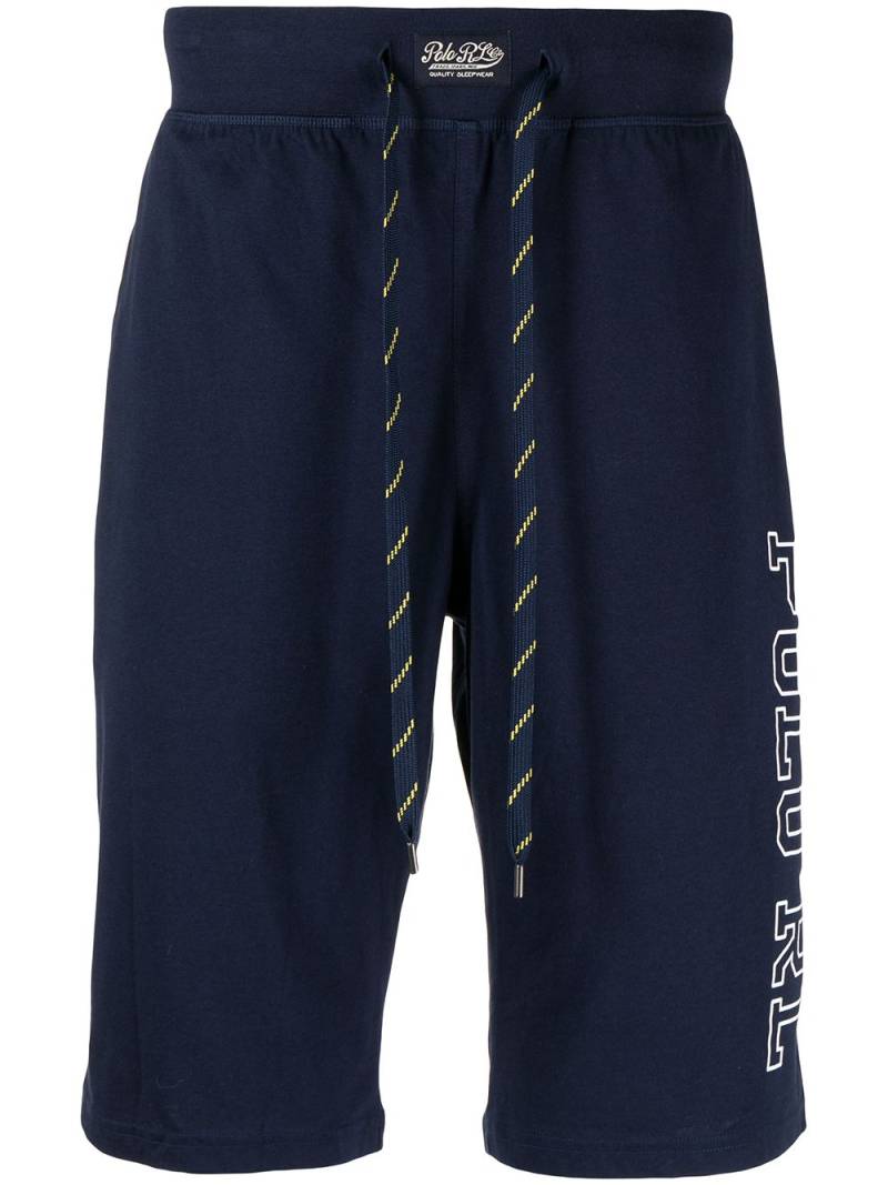 Polo Ralph Lauren logo-print track shorts - Blue von Polo Ralph Lauren