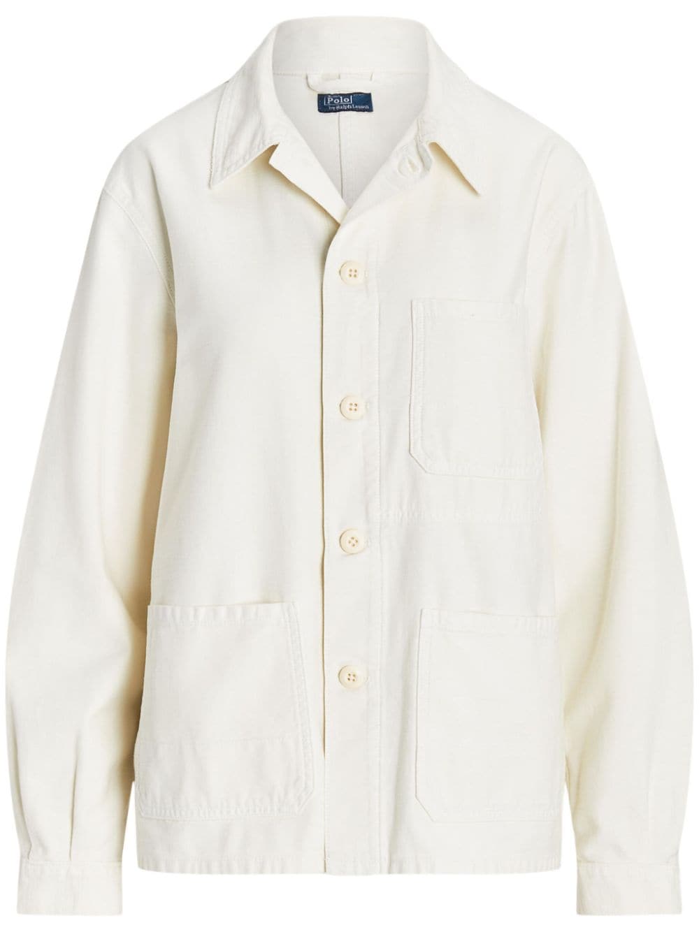 Polo Ralph Lauren long-sleeve cotton jacket - Neutrals von Polo Ralph Lauren