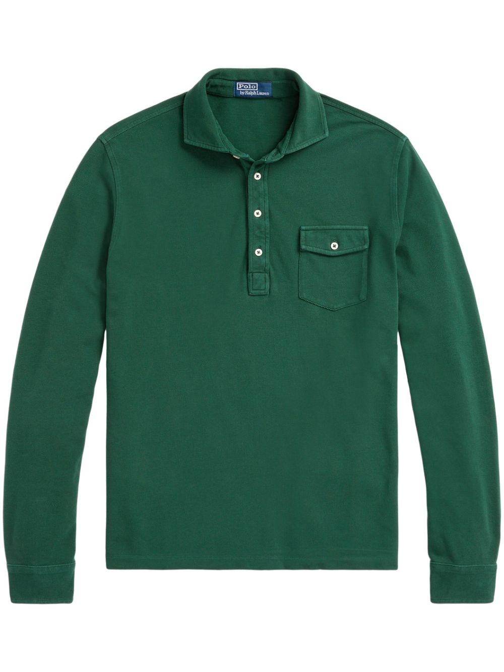 Polo Ralph Lauren long-sleeve cotton polo shirt - Green von Polo Ralph Lauren