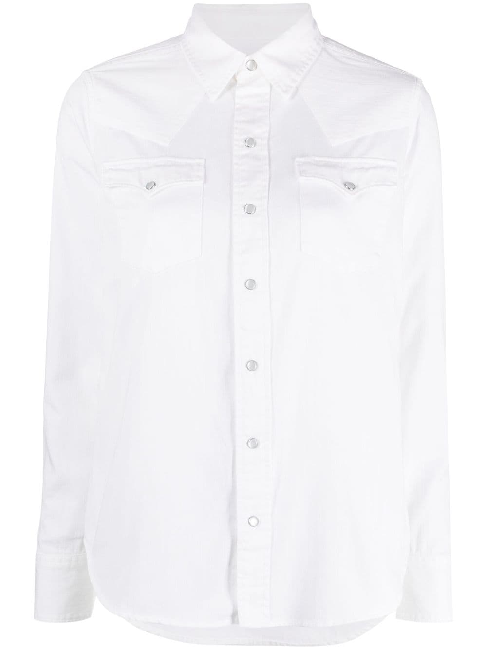 Polo Ralph Lauren cotton trucker shirt - White von Polo Ralph Lauren
