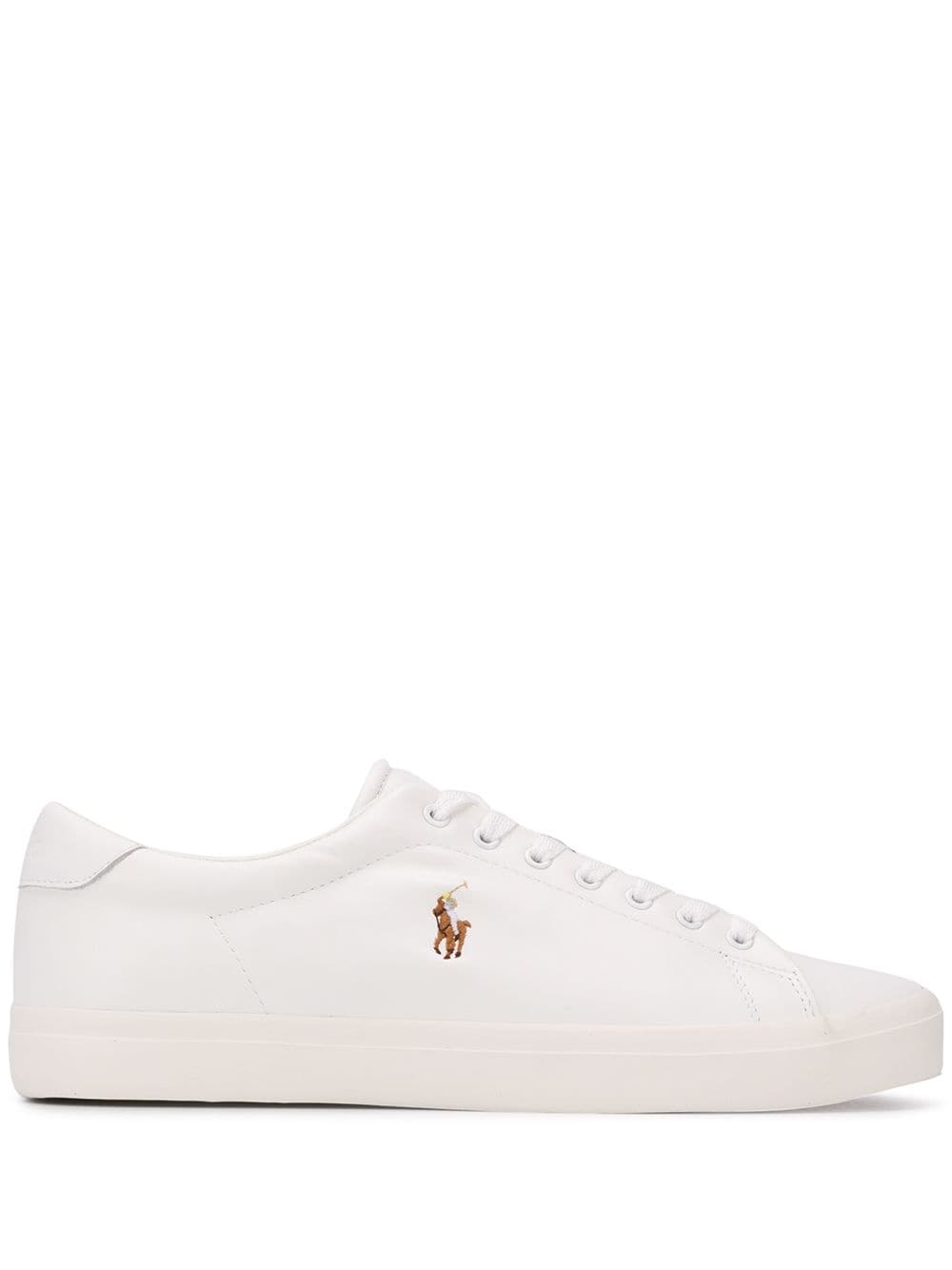 Polo Ralph Lauren low top contrast logo sneakers - White von Polo Ralph Lauren