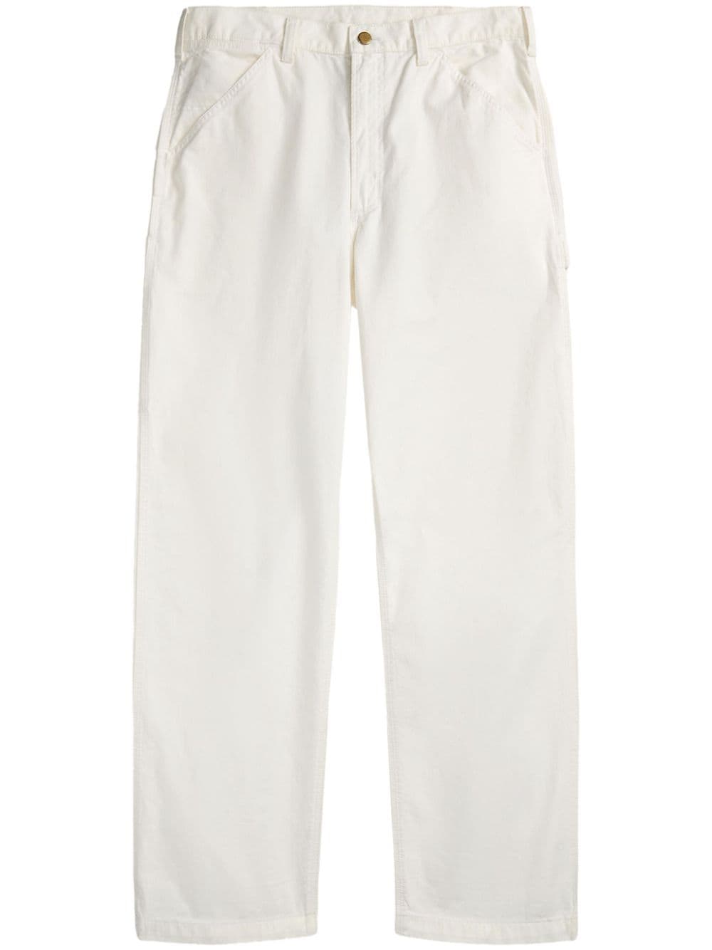 Polo Ralph Lauren mid-rise straight-leg trousers - White von Polo Ralph Lauren