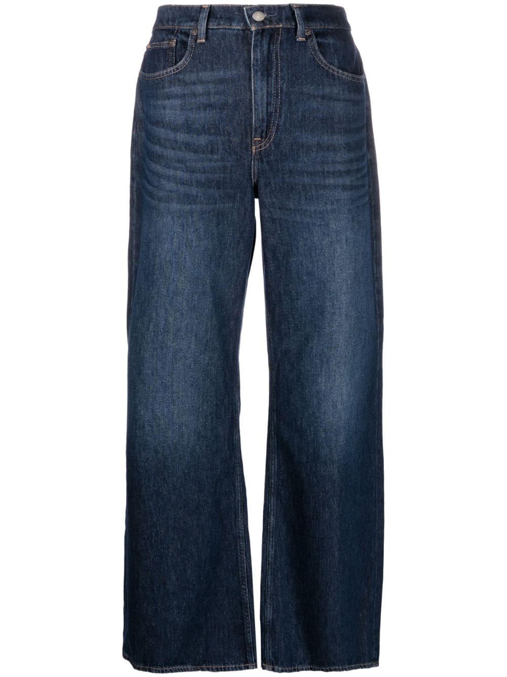 Polo Ralph Lauren mid-waist wide-leg jeans - Blue von Polo Ralph Lauren