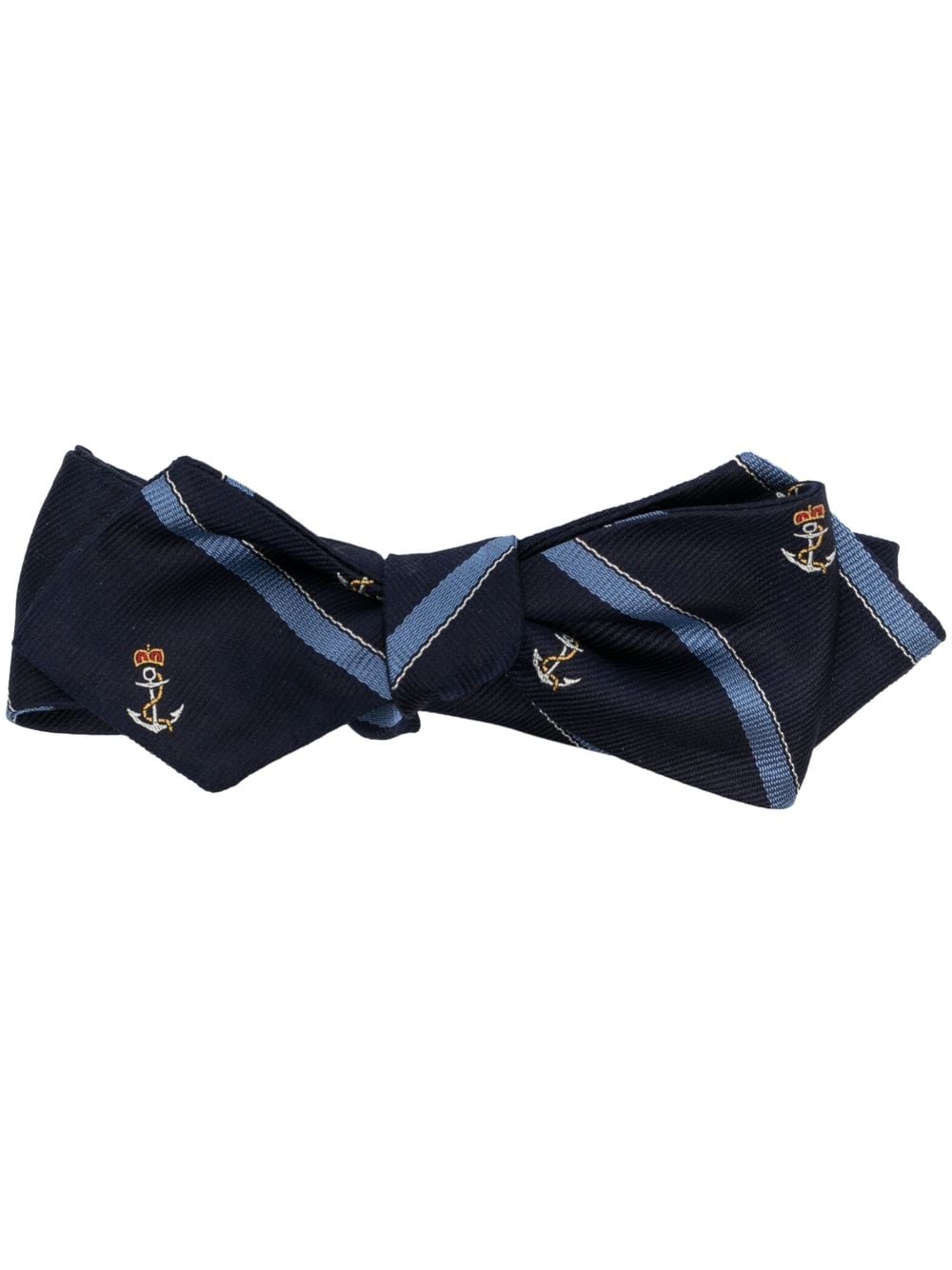 Polo Ralph Lauren nautical-print bow tie - Blue von Polo Ralph Lauren