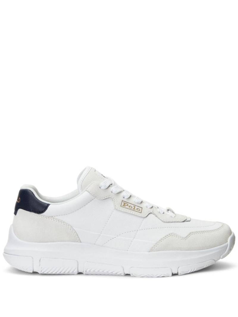 Polo Ralph Lauren panelled lace-up sneakers - White von Polo Ralph Lauren