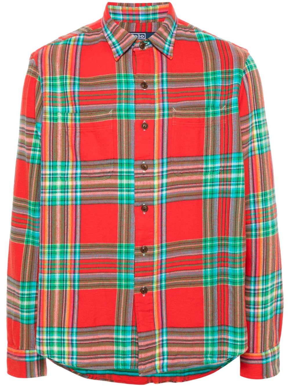 Polo Ralph Lauren plaid-check flannel shirt - Red von Polo Ralph Lauren