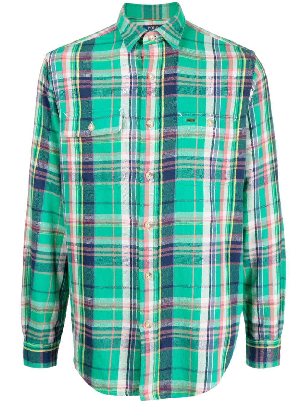Polo Ralph Lauren plaid-check pattern cotton shirt - Green von Polo Ralph Lauren