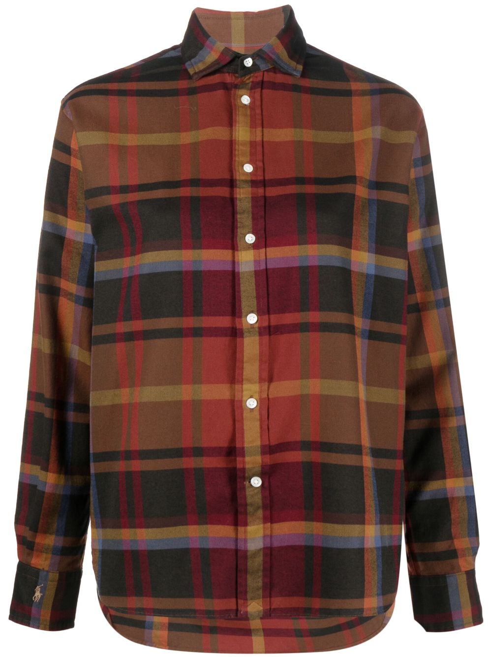 Polo Ralph Lauren plaid-check pattern cotton shirt - Red von Polo Ralph Lauren