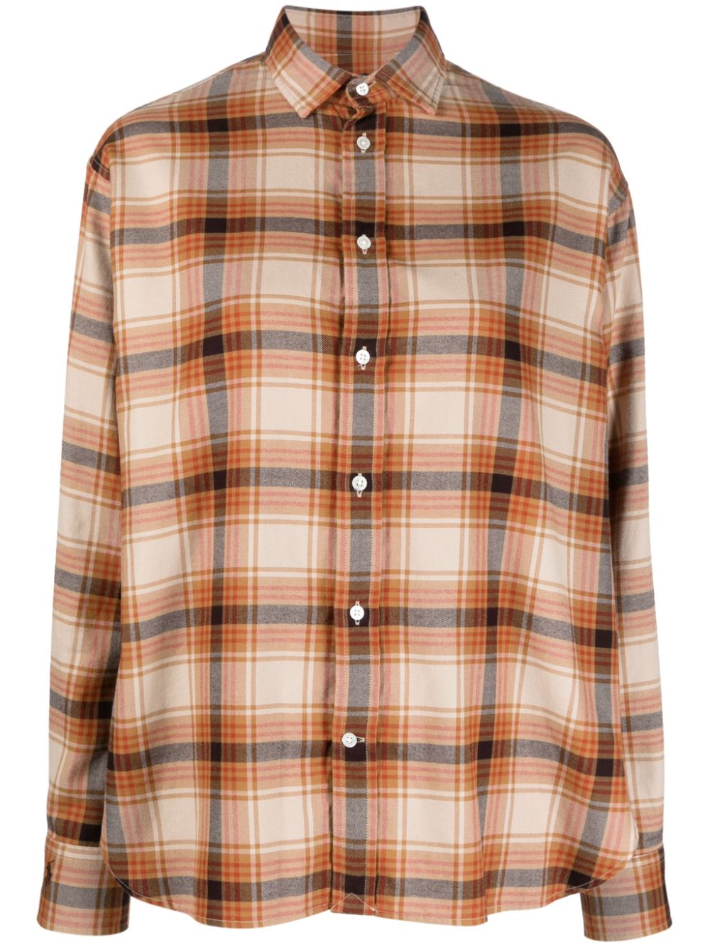 Polo Ralph Lauren plaid-check pattern shirt - Brown von Polo Ralph Lauren