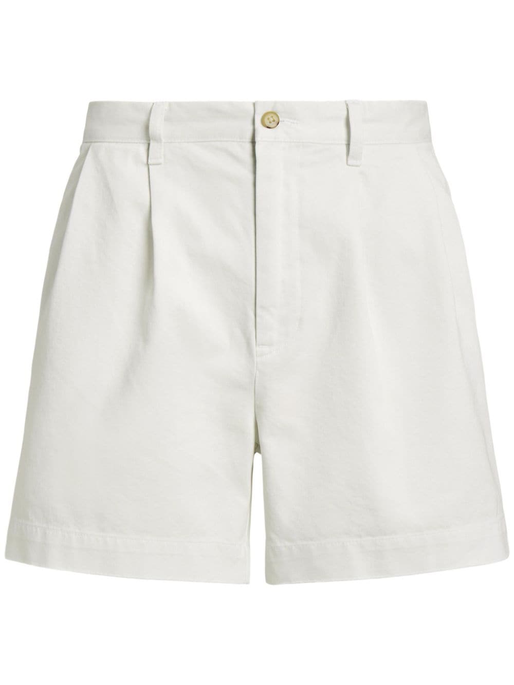 Polo Ralph Lauren pleat-detail chino shorts - White von Polo Ralph Lauren