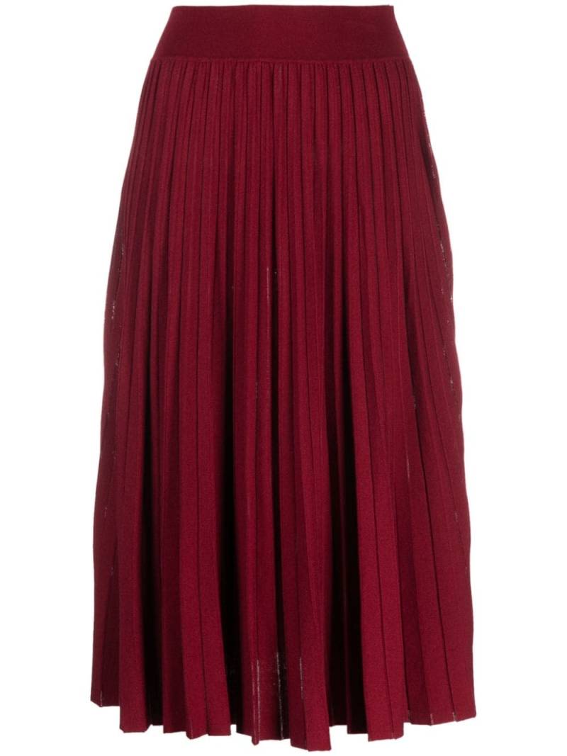 Polo Ralph Lauren pleated midi skirt - Red von Polo Ralph Lauren