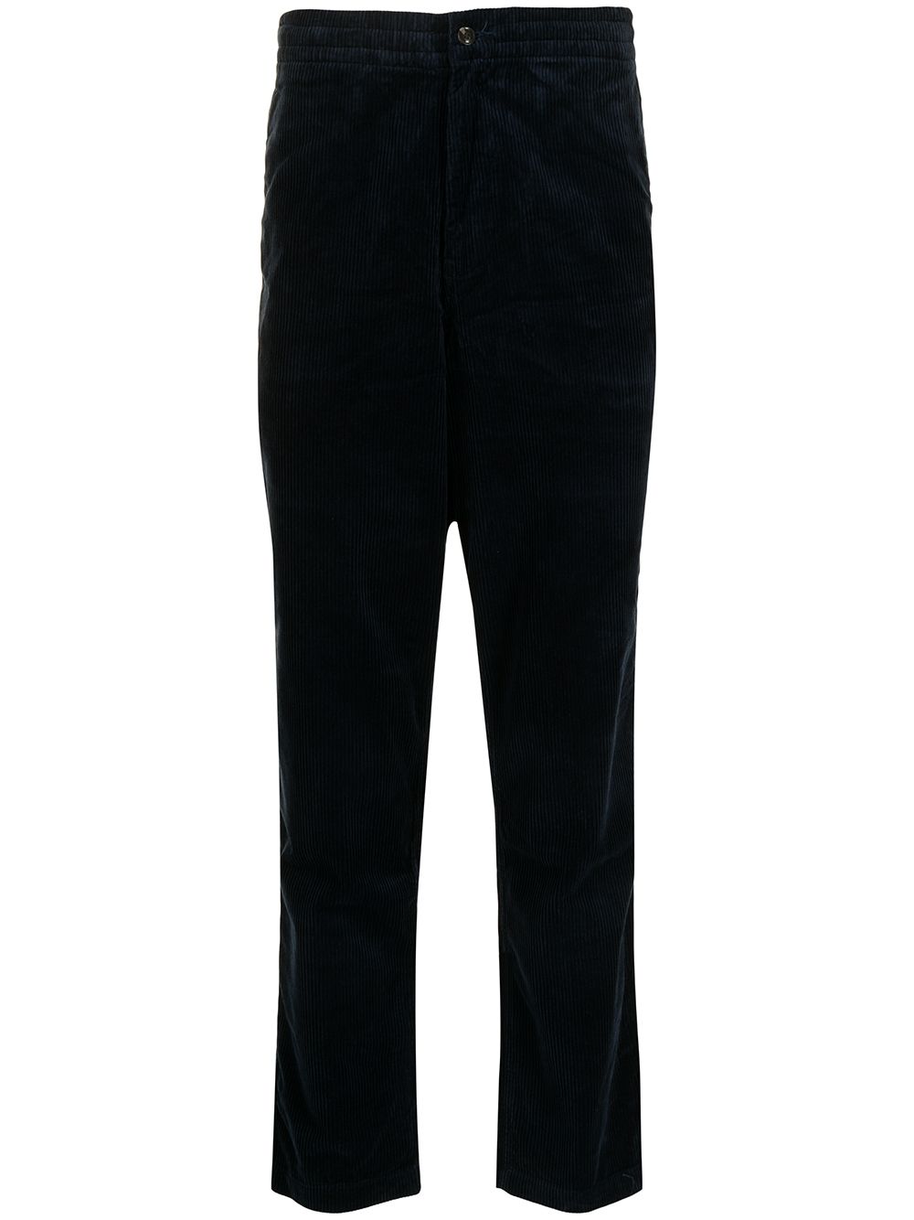 Polo Ralph Lauren ribbed cotton straight-leg trousers - Blue von Polo Ralph Lauren