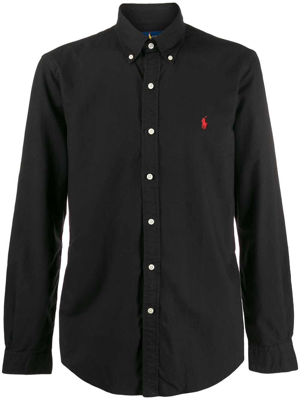 Polo Ralph Lauren slim-fit button down shirt - Black von Polo Ralph Lauren