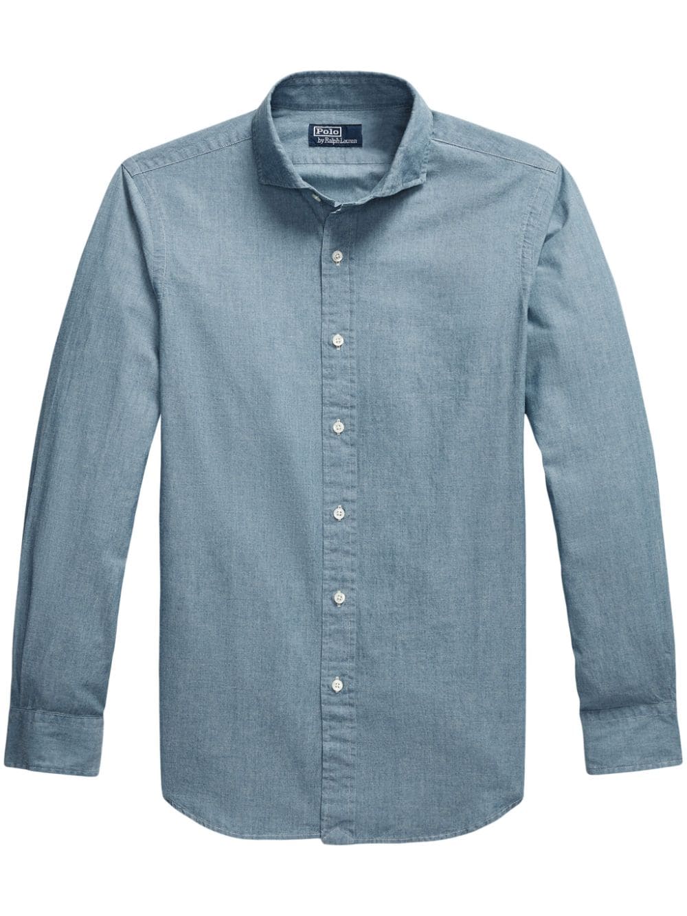 Polo Ralph Lauren spread-collar cotton shirt - Blue von Polo Ralph Lauren