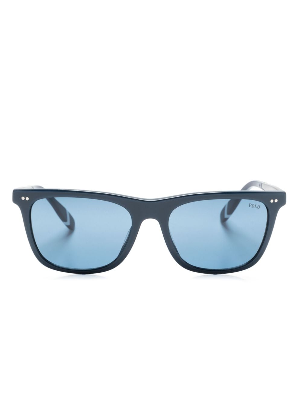 Polo Ralph Lauren square-frame tortoiseshell sunglasses - Blue von Polo Ralph Lauren