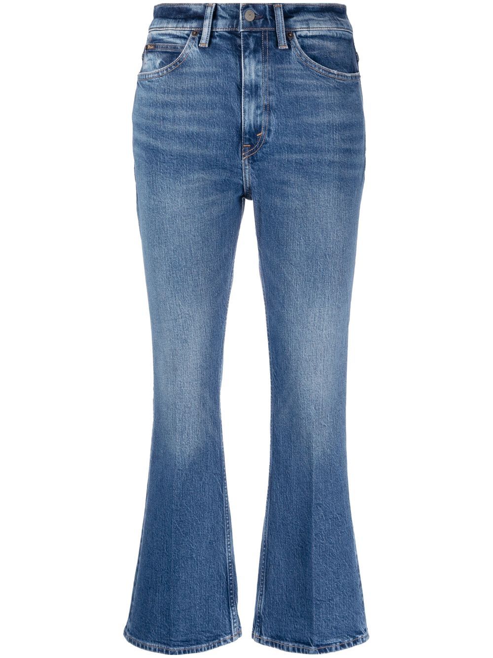 Polo Ralph Lauren stonewashed cropped jeans - Blue von Polo Ralph Lauren