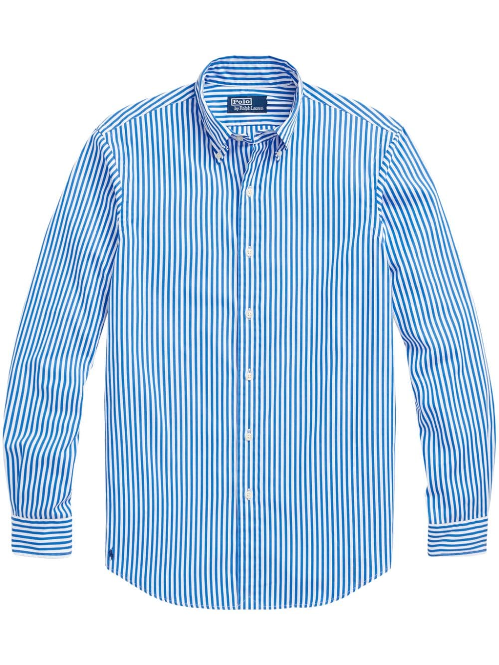 Polo Ralph Lauren stripe-pattern cotton shirt - Blue von Polo Ralph Lauren