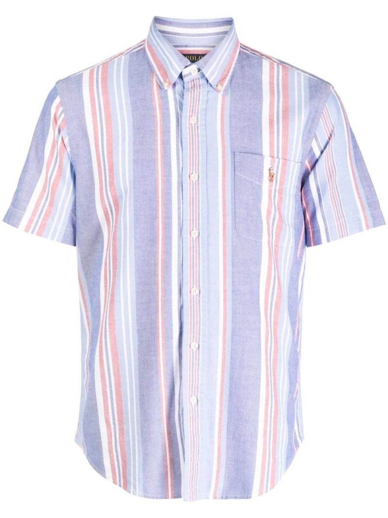 Polo Ralph Lauren stripe-print cotton shirt - Blue von Polo Ralph Lauren