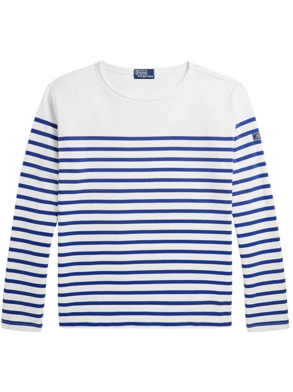 Polo Ralph Lauren striped boating jersey T-shirt - White von Polo Ralph Lauren