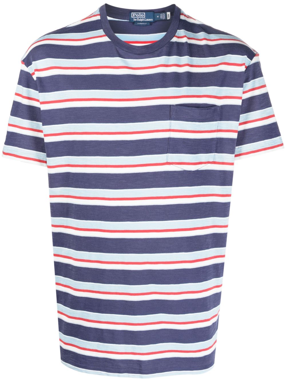 Polo Ralph Lauren striped cotton T-shirt - Blue von Polo Ralph Lauren