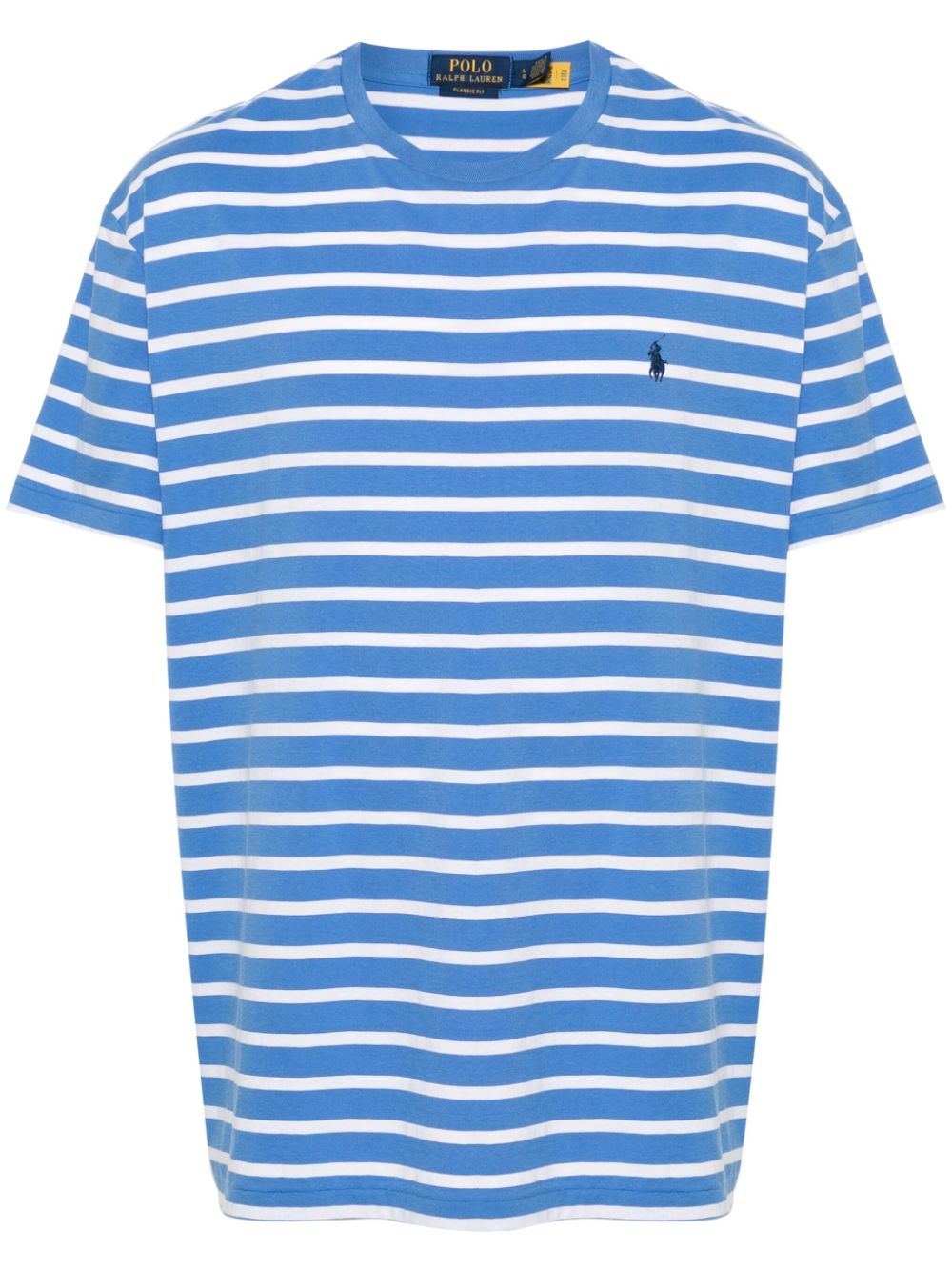 Polo Ralph Lauren striped cotton T-shirt - Blue von Polo Ralph Lauren