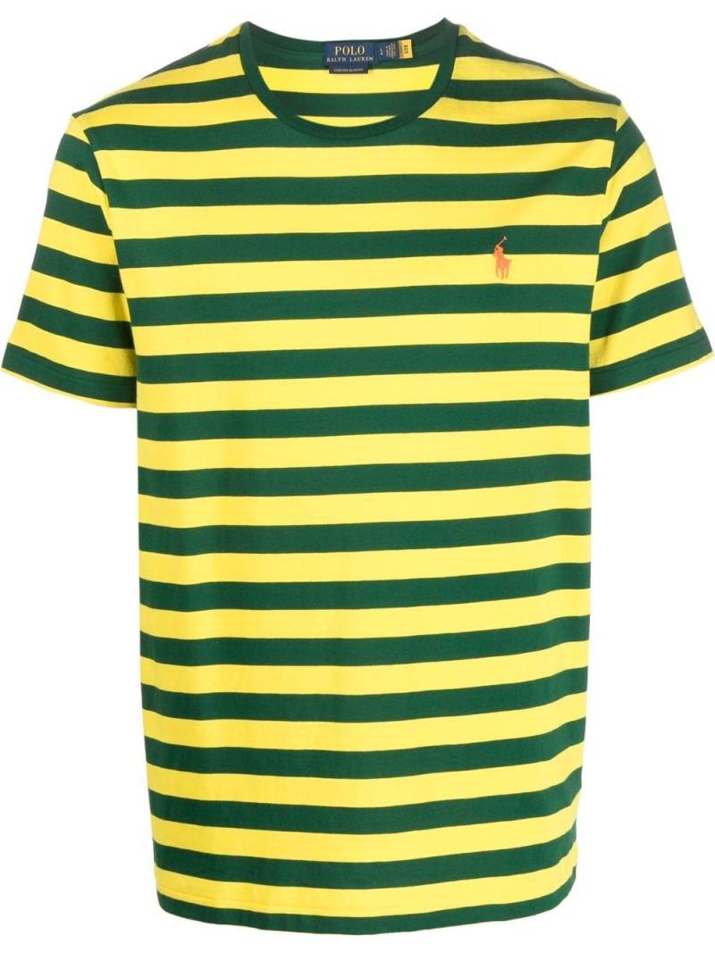 Polo Ralph Lauren striped cotton T-shirt - Yellow von Polo Ralph Lauren