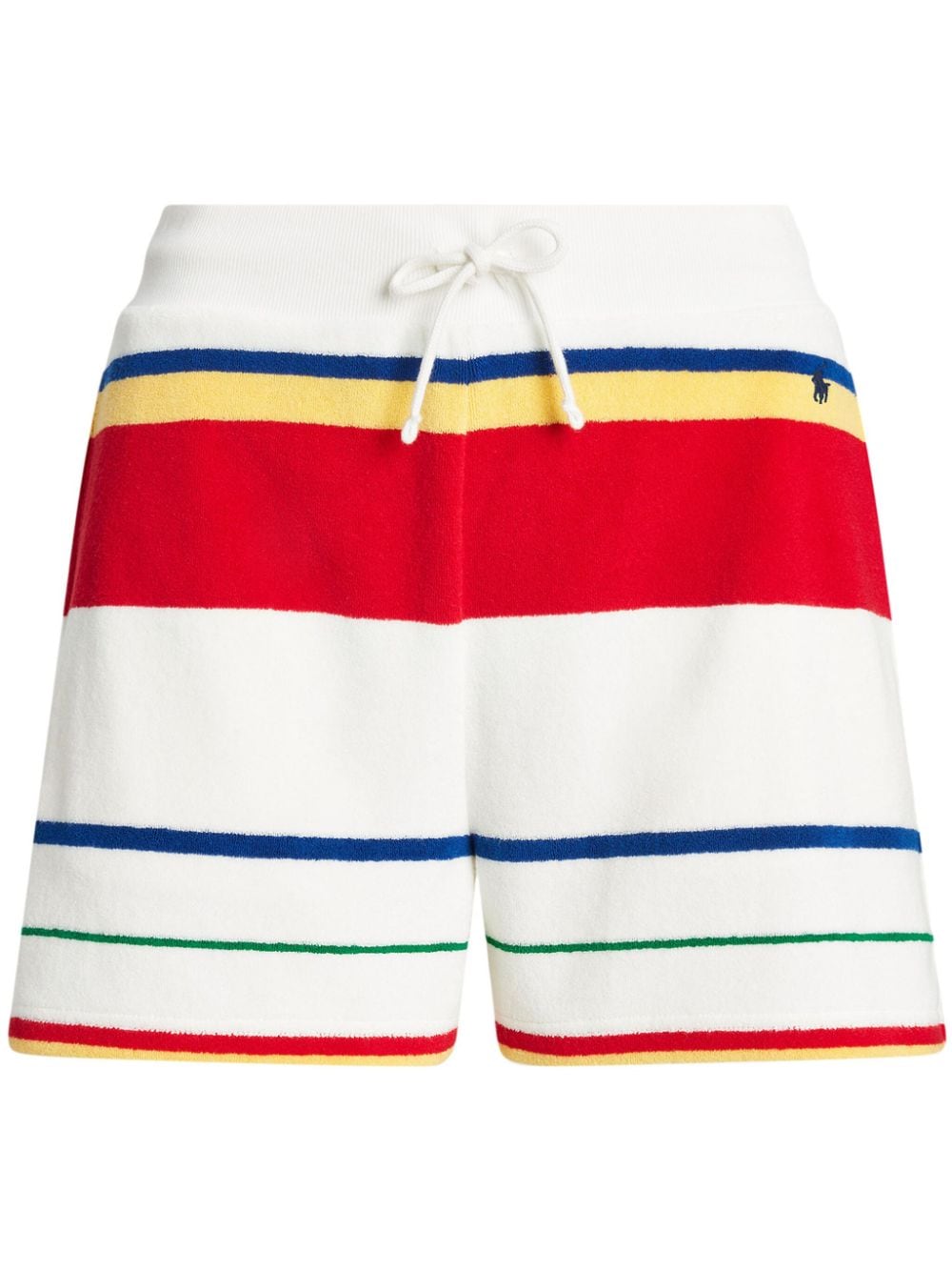 Polo Ralph Lauren striped cotton-blend shorts - White von Polo Ralph Lauren