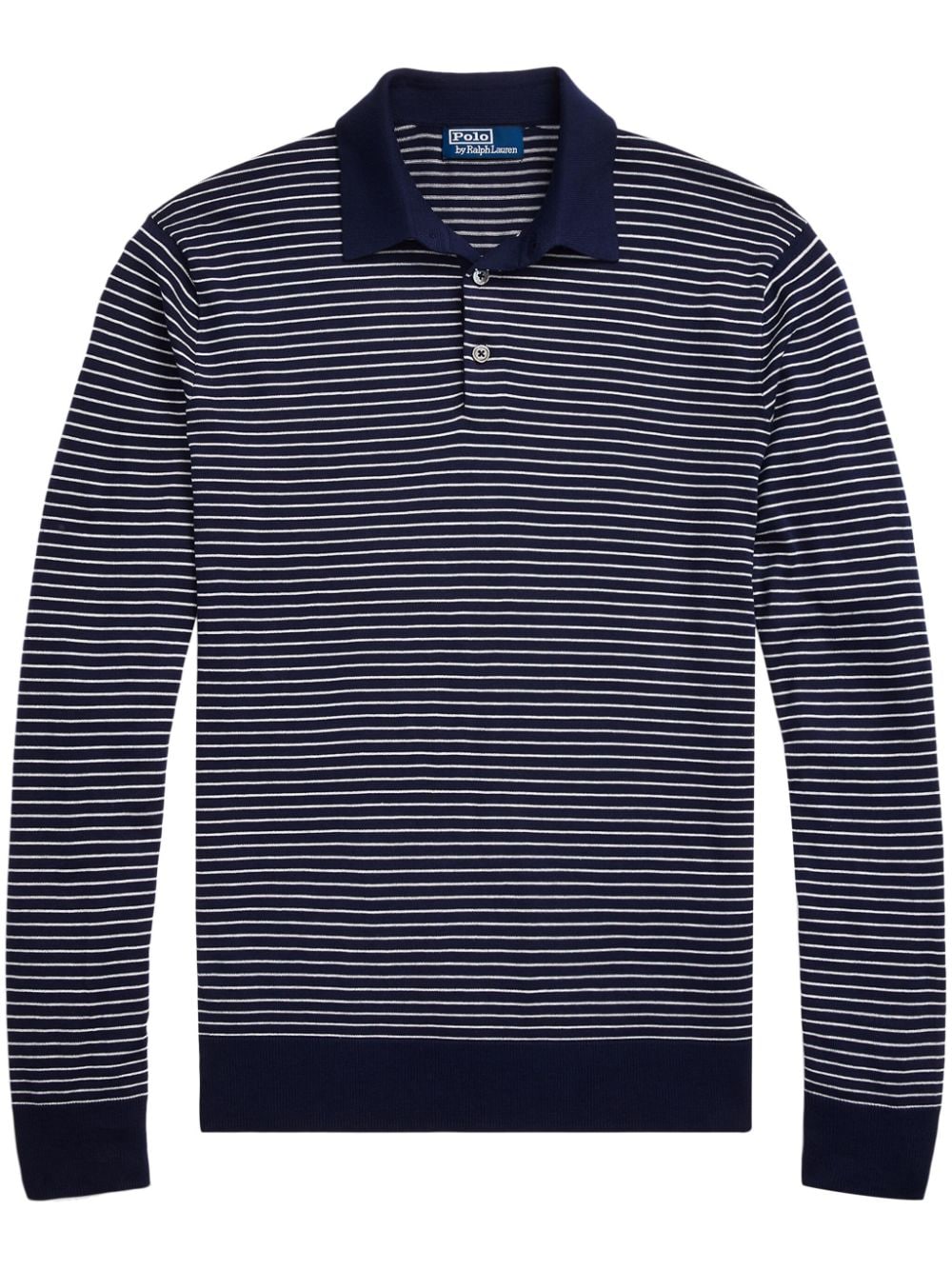 Polo Ralph Lauren striped cotton polo shirt - Blue von Polo Ralph Lauren