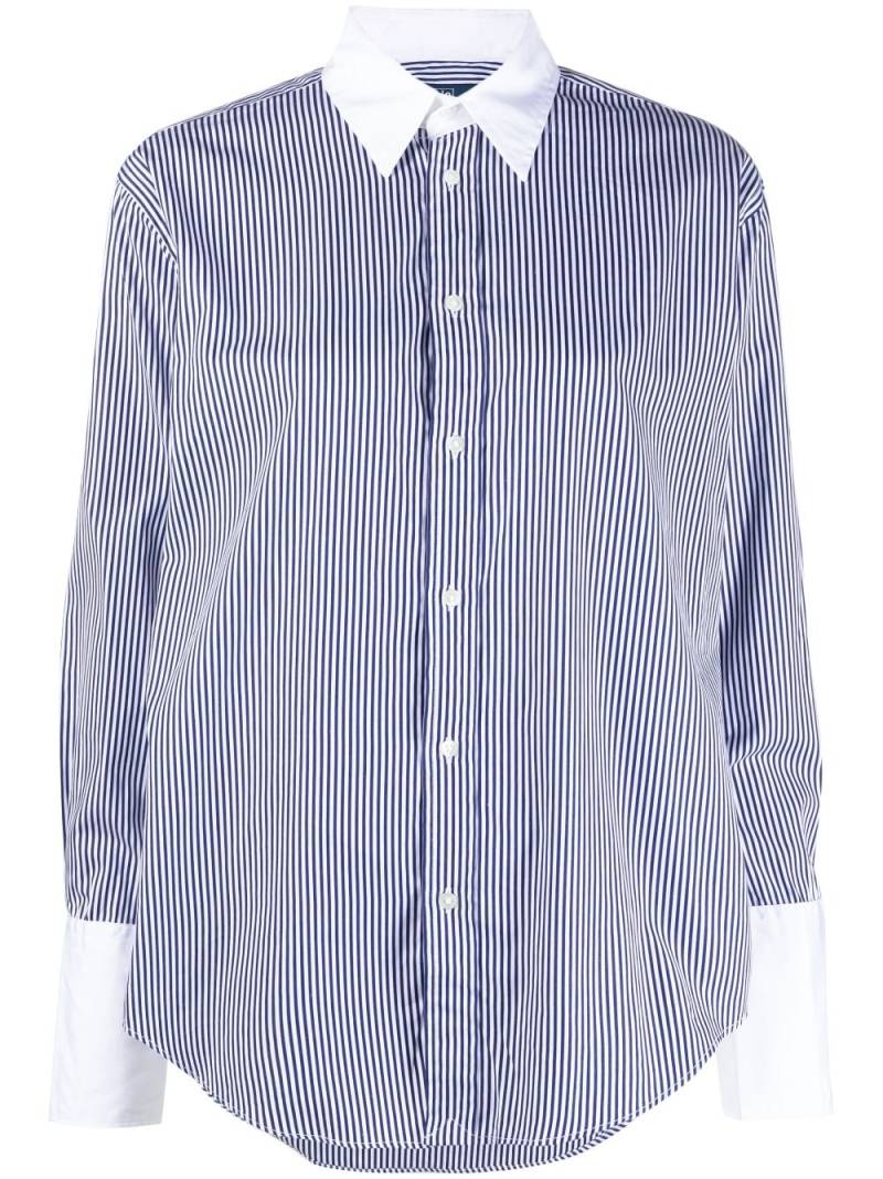 Polo Ralph Lauren striped cotton shirt - Blue von Polo Ralph Lauren