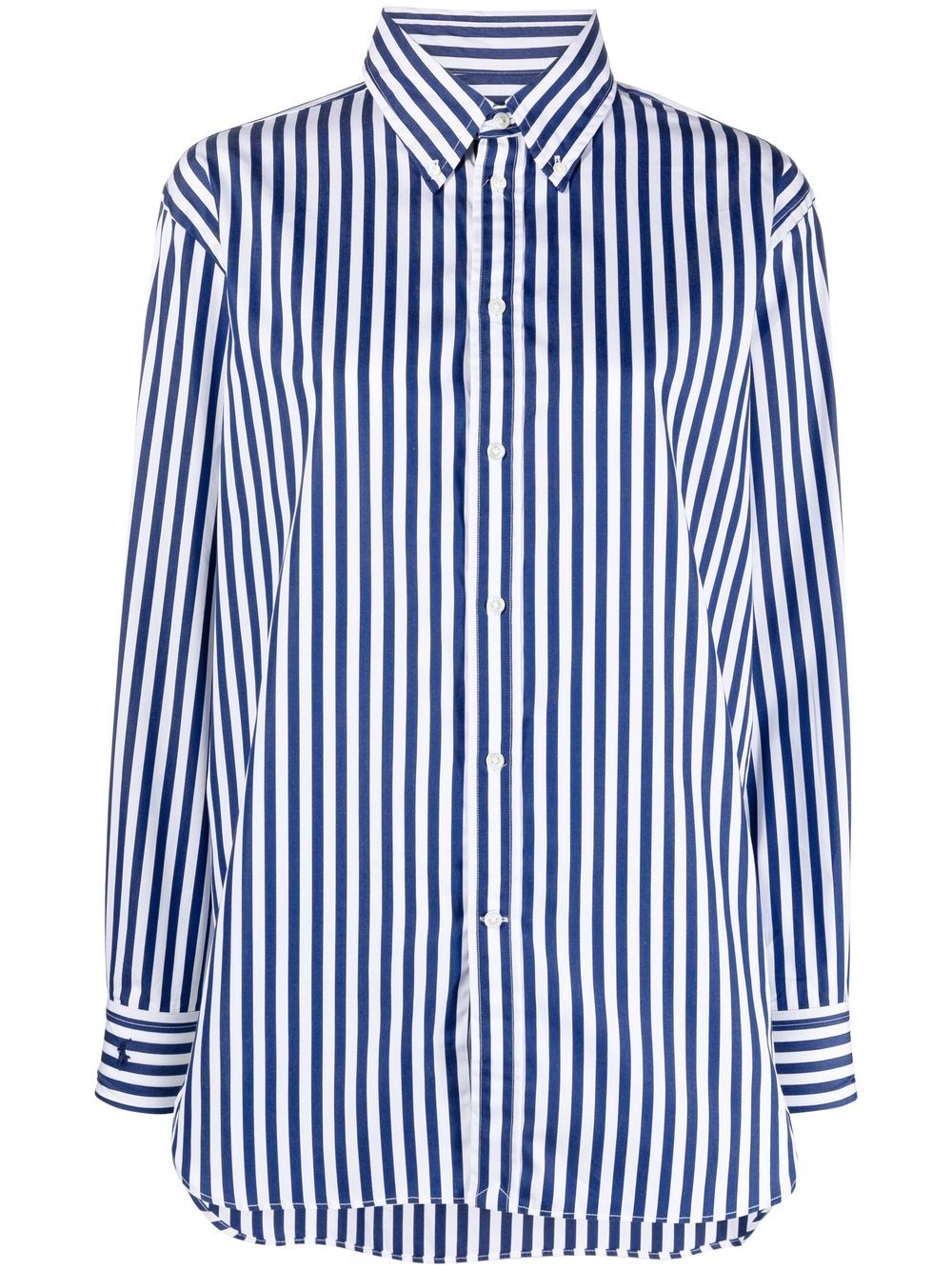 Polo Ralph Lauren striped cotton shirt - Blue von Polo Ralph Lauren