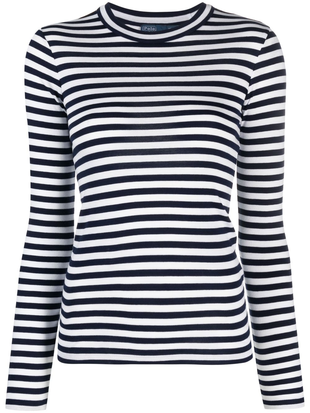 Polo Ralph Lauren striped cotton top - Blue von Polo Ralph Lauren