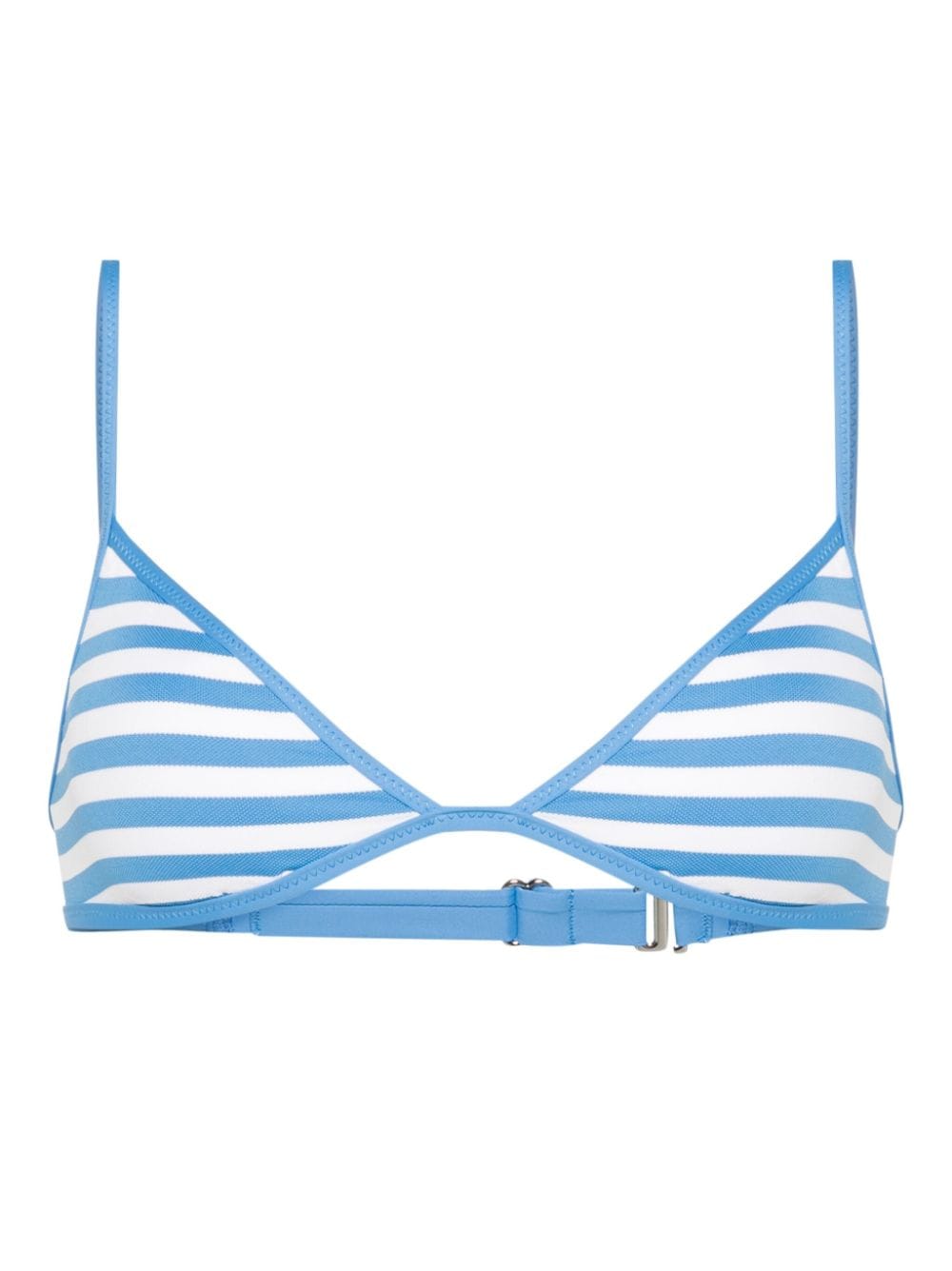 Polo Ralph Lauren striped piqué-weave bikini top - Blue von Polo Ralph Lauren