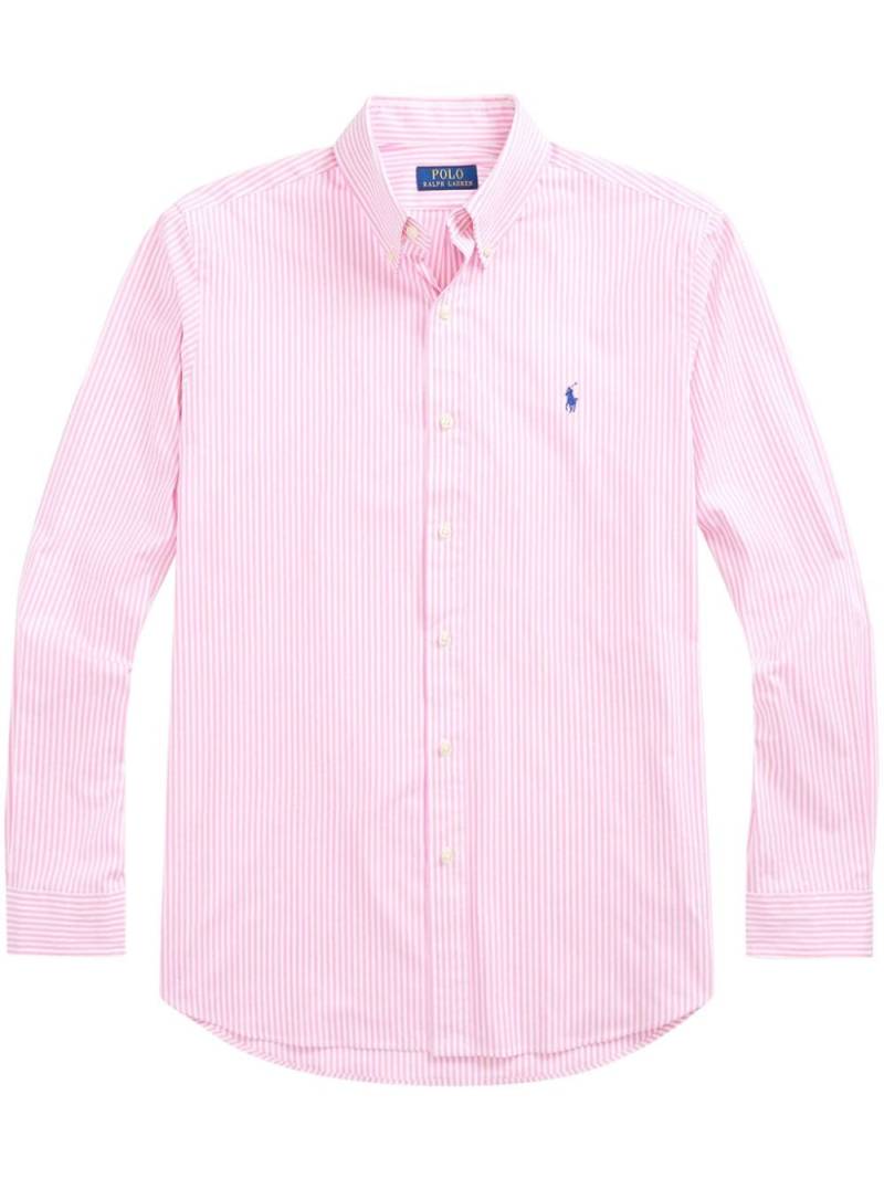 Polo Ralph Lauren striped poplin shirt - Pink von Polo Ralph Lauren