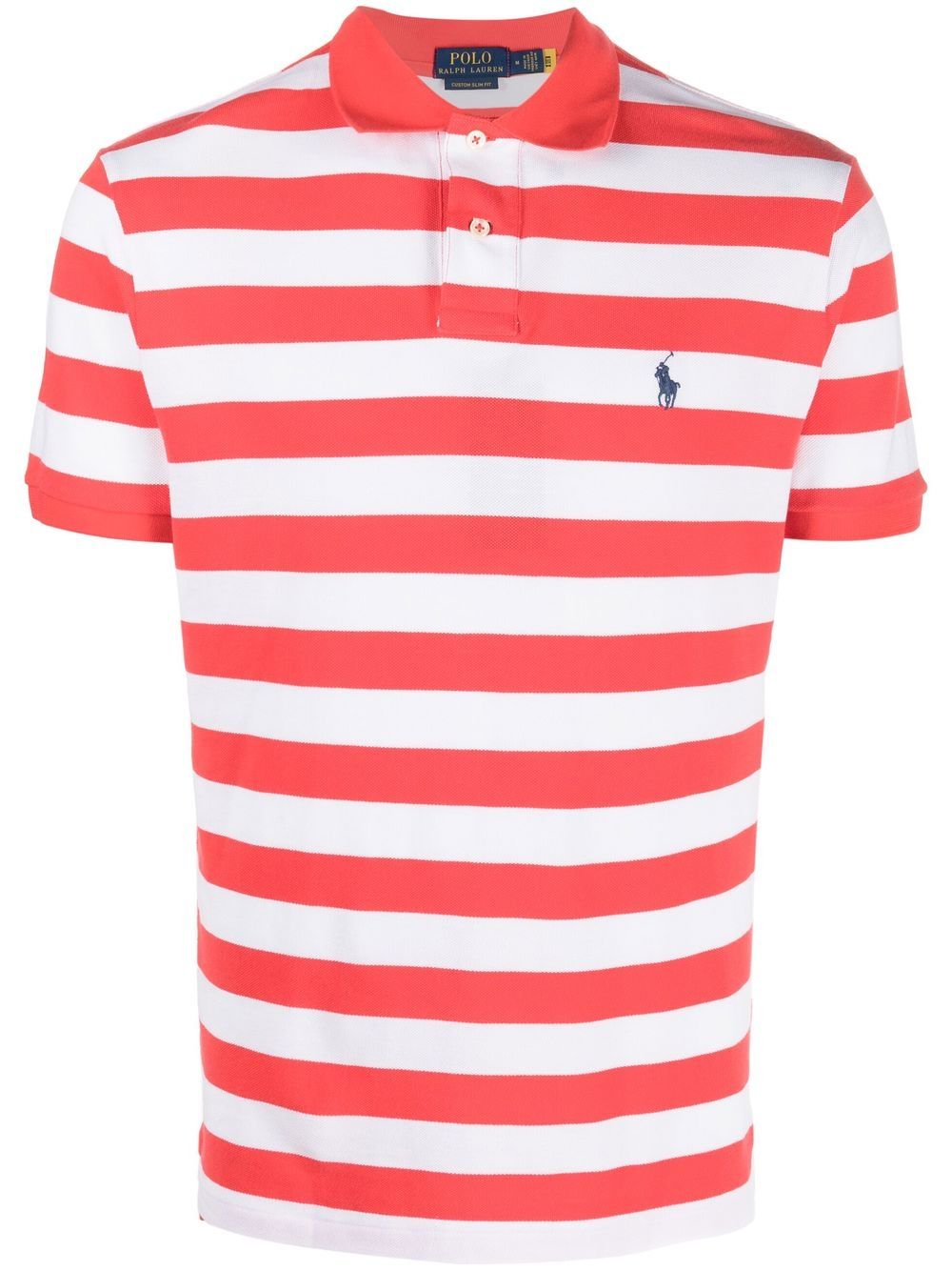 Polo Ralph Lauren striped short sleeves polo shirt - Red von Polo Ralph Lauren