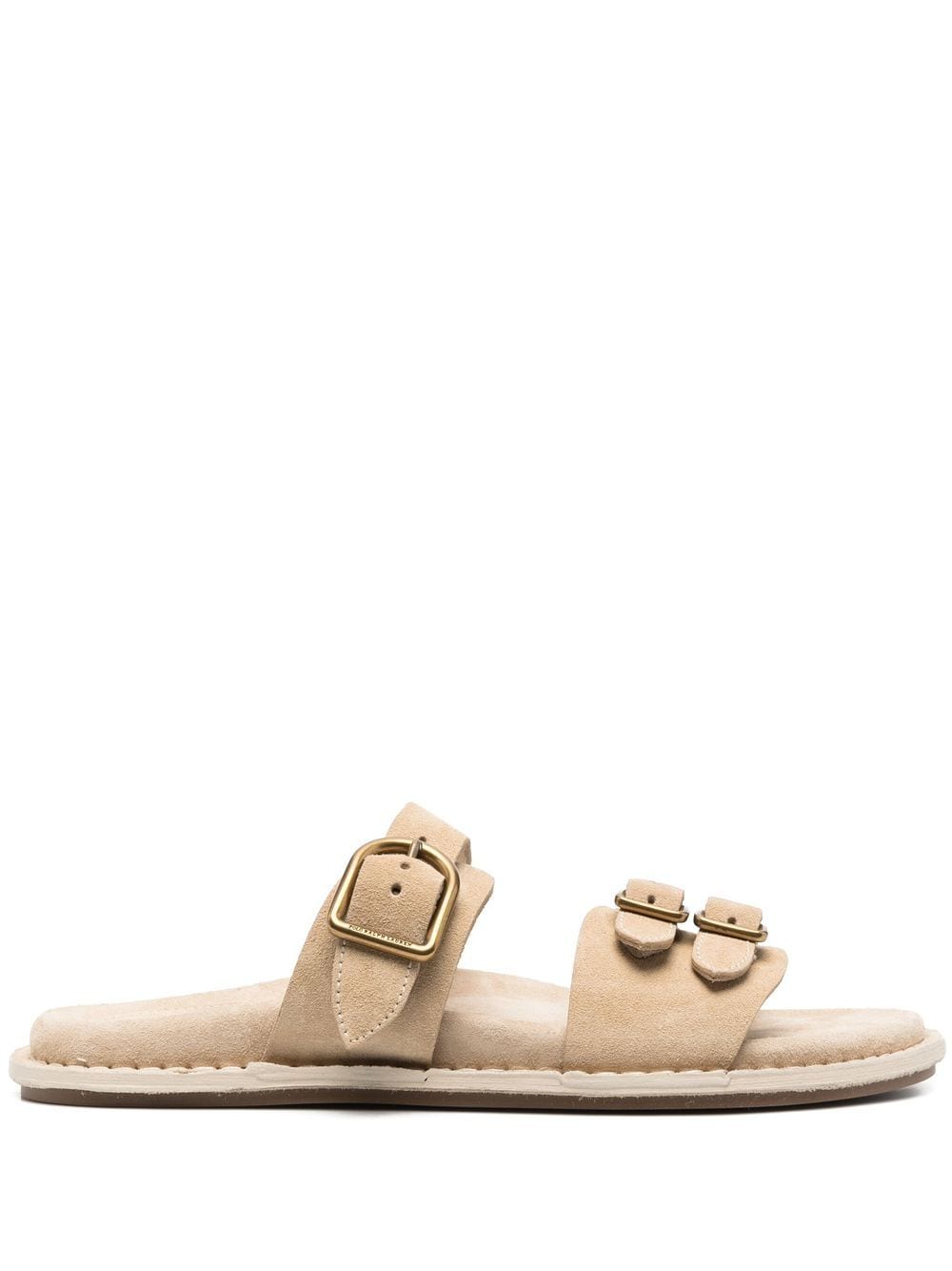 Polo Ralph Lauren suede strappy slides - Neutrals von Polo Ralph Lauren