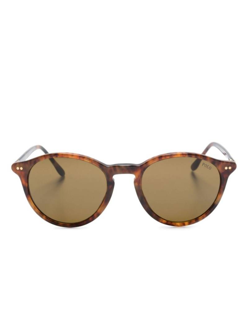 Polo Ralph Lauren tortoiseshell-effect round-frame sunglasses - Brown von Polo Ralph Lauren
