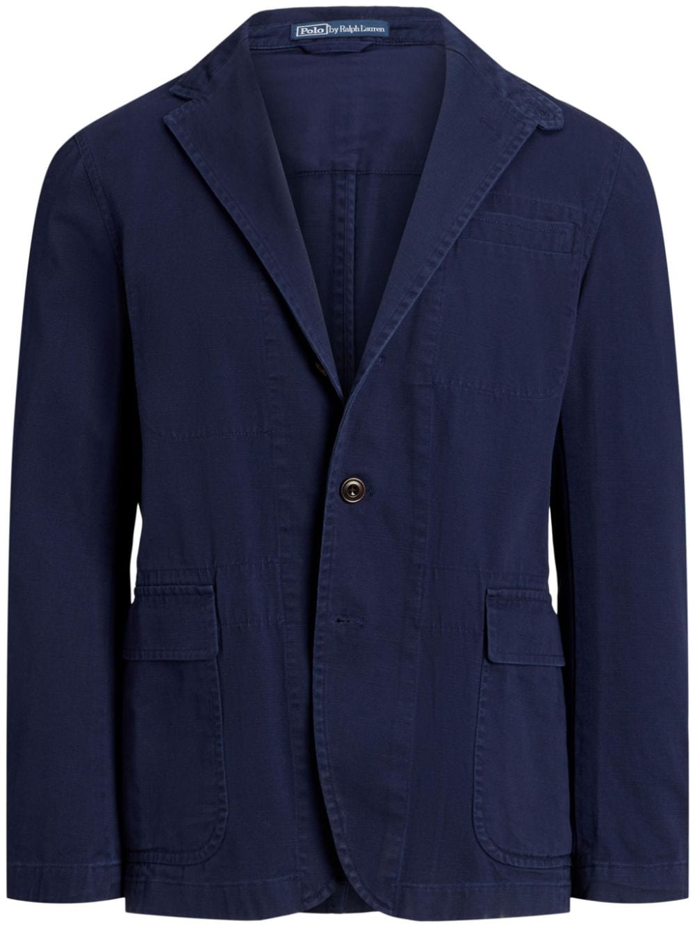 Polo Ralph Lauren washed single-breasted blazer - Blue von Polo Ralph Lauren