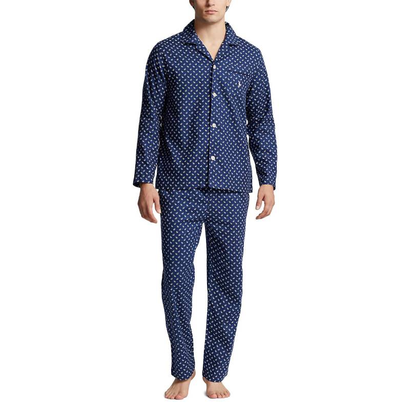 Pyjama mit Allover-Druck von Polo Ralph Lauren