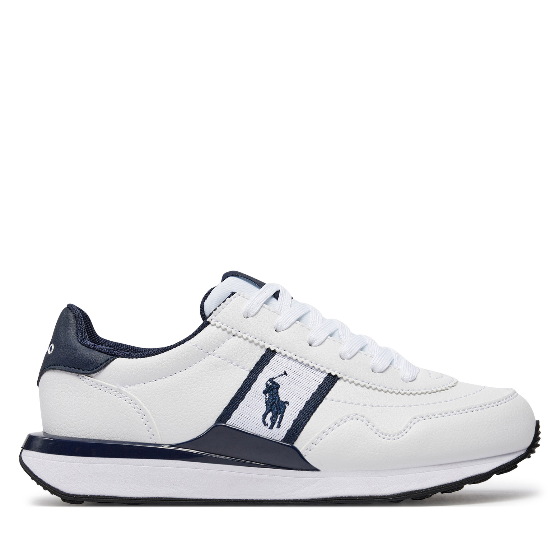 Sneakers Polo Ralph Lauren RL00606100 J White Tumbled/Navy W/ Navy Pp von Polo Ralph Lauren