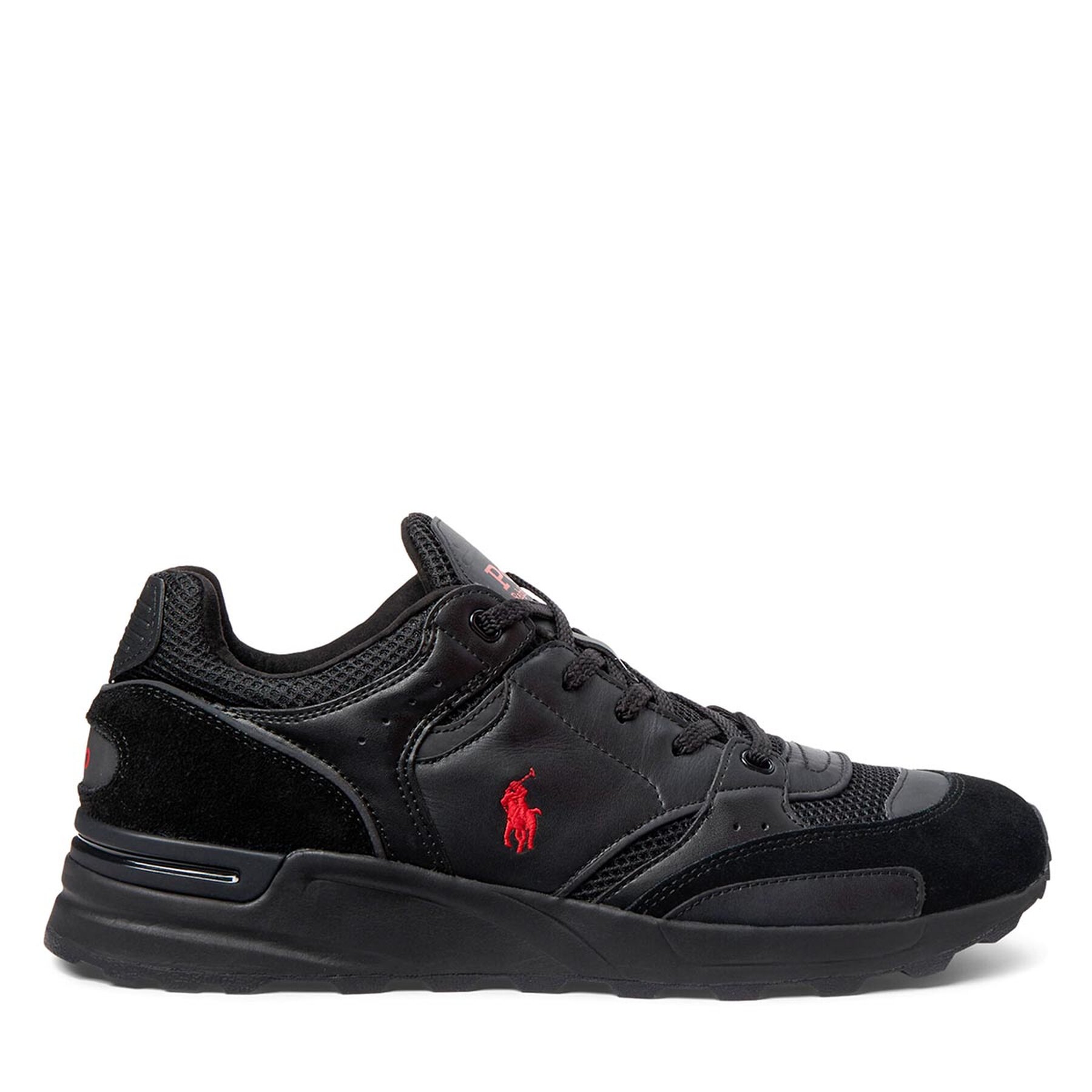 Sneakers Polo Ralph Lauren Trackstr 200 809906202001 Black/Red Pp von Polo Ralph Lauren