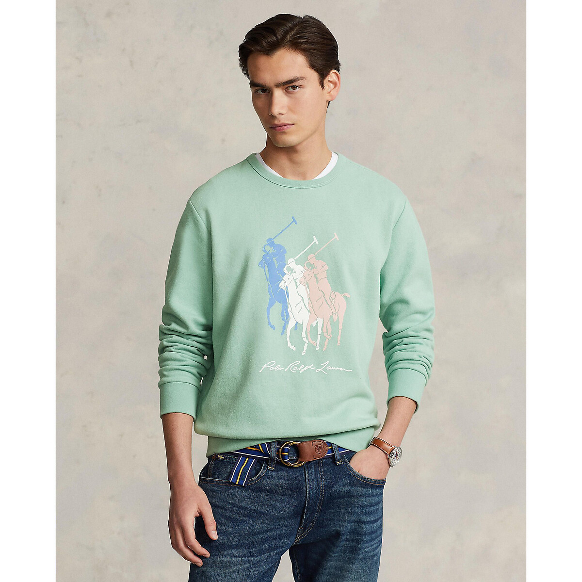 Sweatshirt mit rundem Ausschnitt von Polo Ralph Lauren