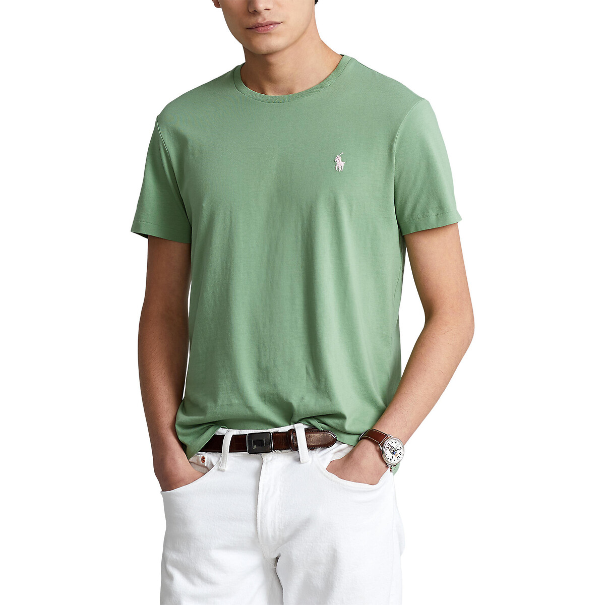 T-Shirt aus Baumwoll-Jersey, runder Ausschnitt von Polo Ralph Lauren