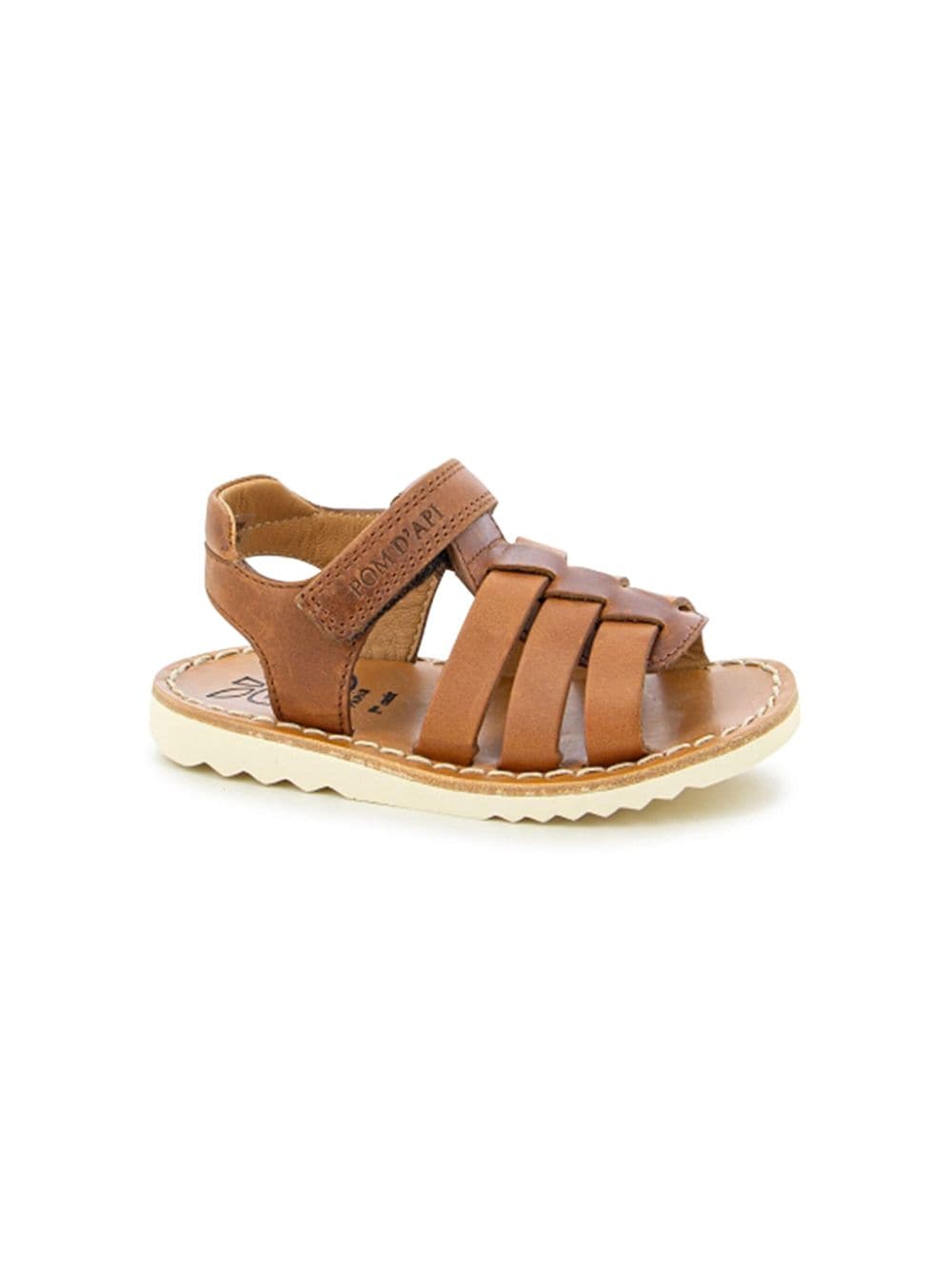 Pom D'api Waff New Boy leather sandals - Brown von Pom D'api