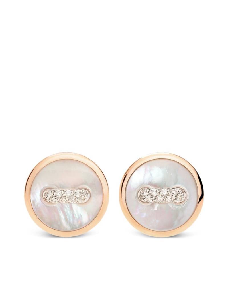 Pomellato 18kt gold Pom-Pom Dot diamond earrings - Pink von Pomellato