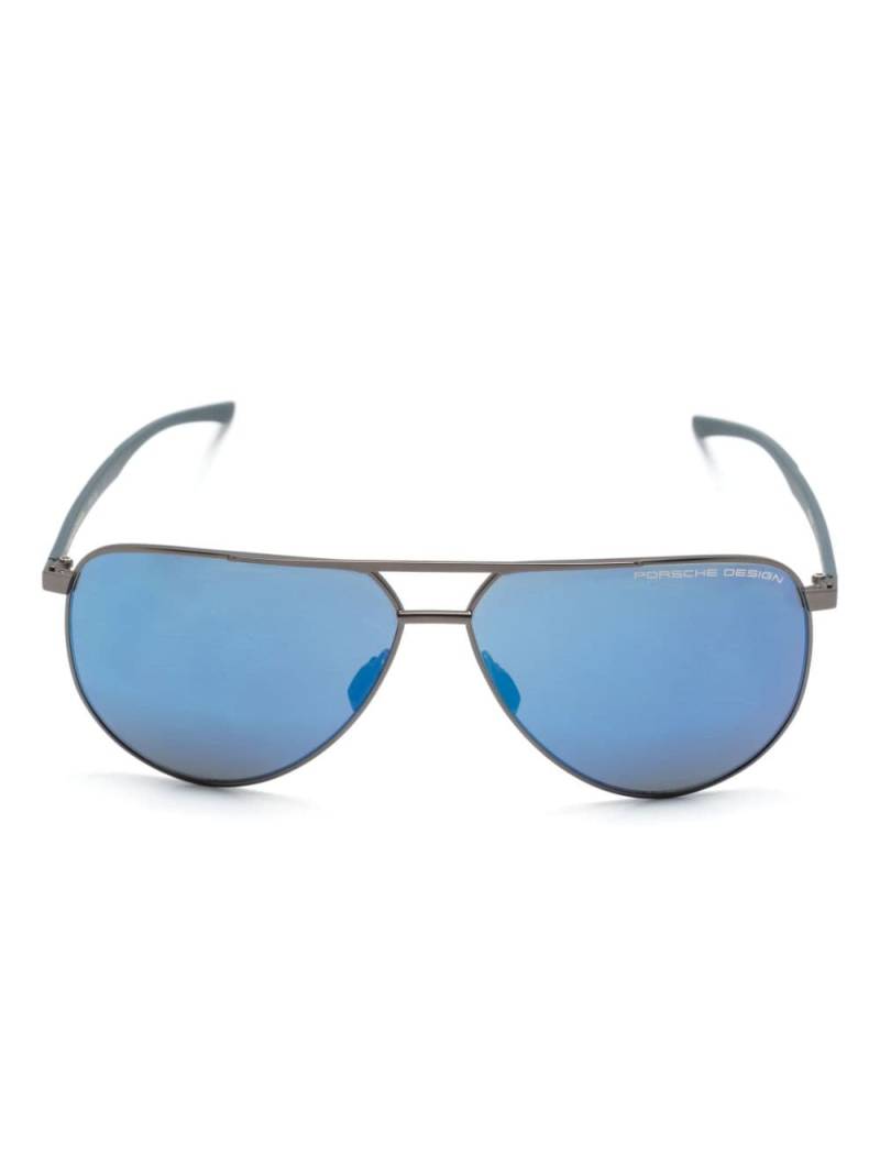 Porsche Design pilot-frame sunglasses - Grey von Porsche Design