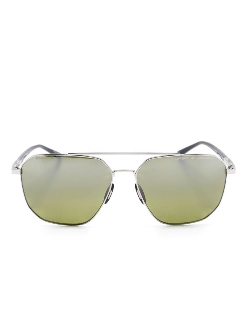 Porsche Design pilot-frame sunglasses - Silver von Porsche Design