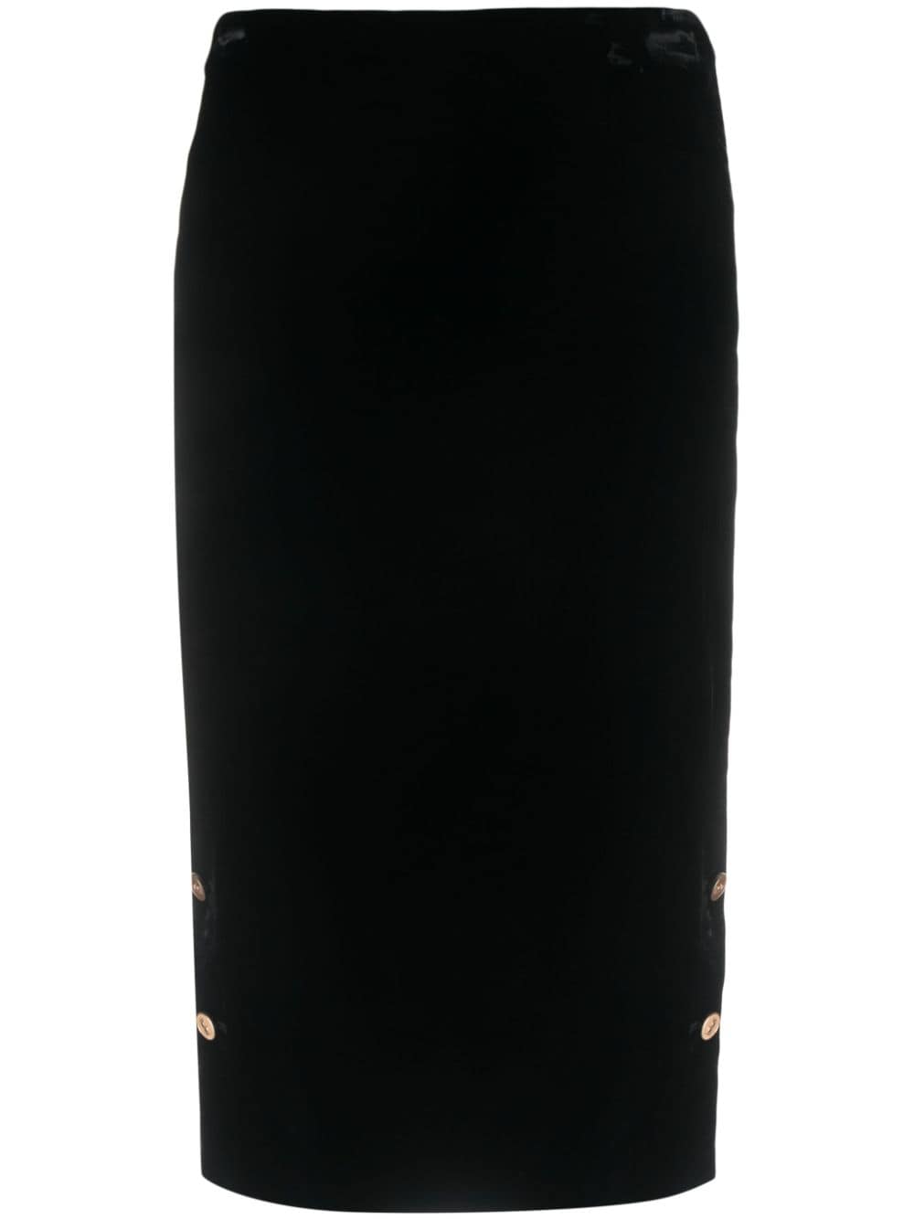 Ports 1961 elasticated-waistband pencil midi skirt - Black von Ports 1961