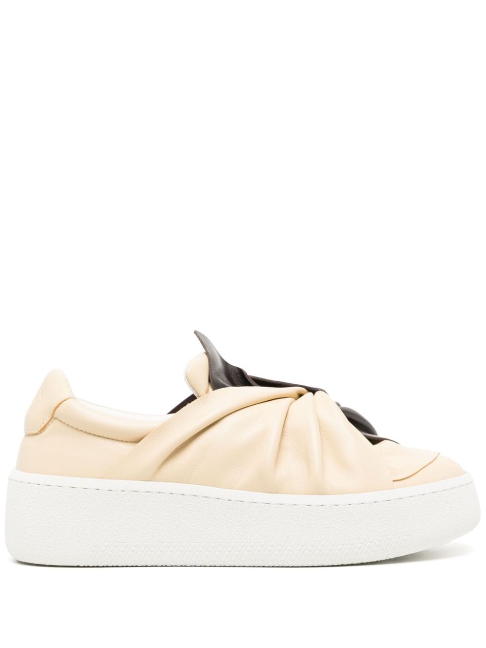 Ports 1961 two-tone knot-detail loafers - Neutrals von Ports 1961